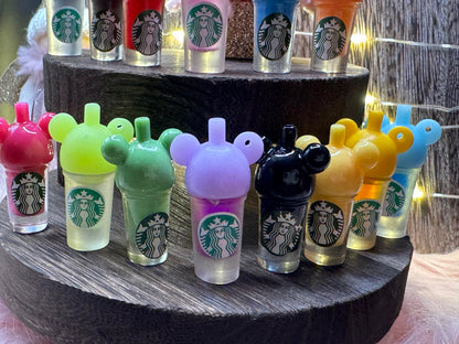 Starbucks Acrylic Mickey Mouse Drink Charm