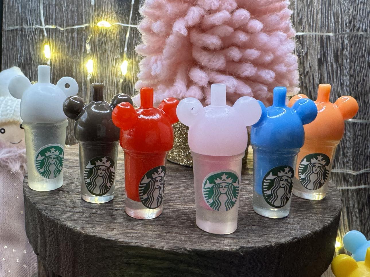 Starbucks Acrylic Mickey Mouse Drink Charm