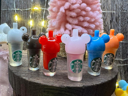 Starbucks Acrylic Mickey Mouse Drink Charm