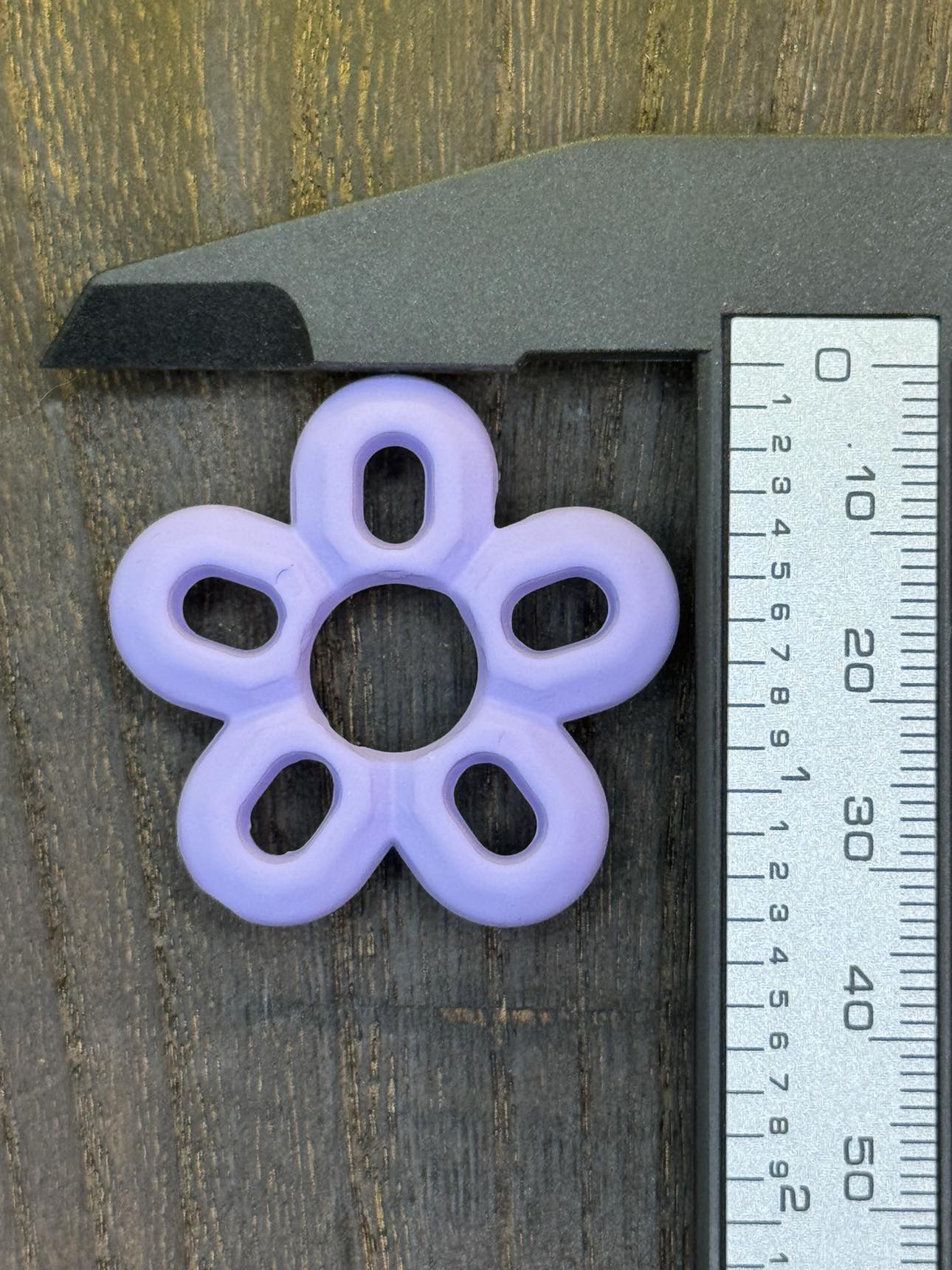 Flower Frame Focal Bead